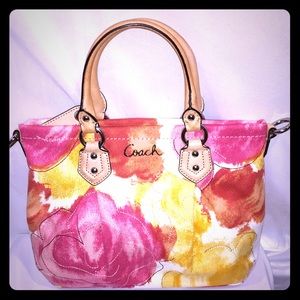 Coach Ashley Floral Mini Tote